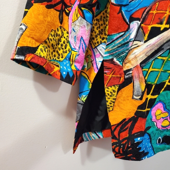 Diane Freis - Vintage Silk Duster Blazer - Picture 8 of 11